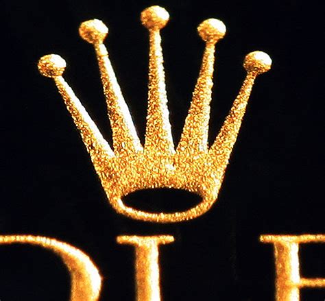 rolex crown logo gold